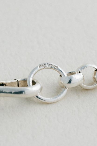 T-Bar Silver Chain Necklace (UK)