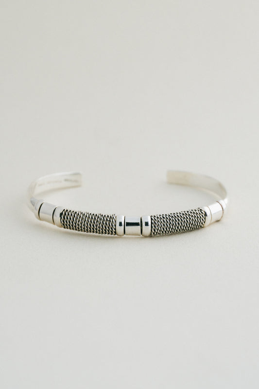 Twisted Wire Cuff Bangle (Mexico)