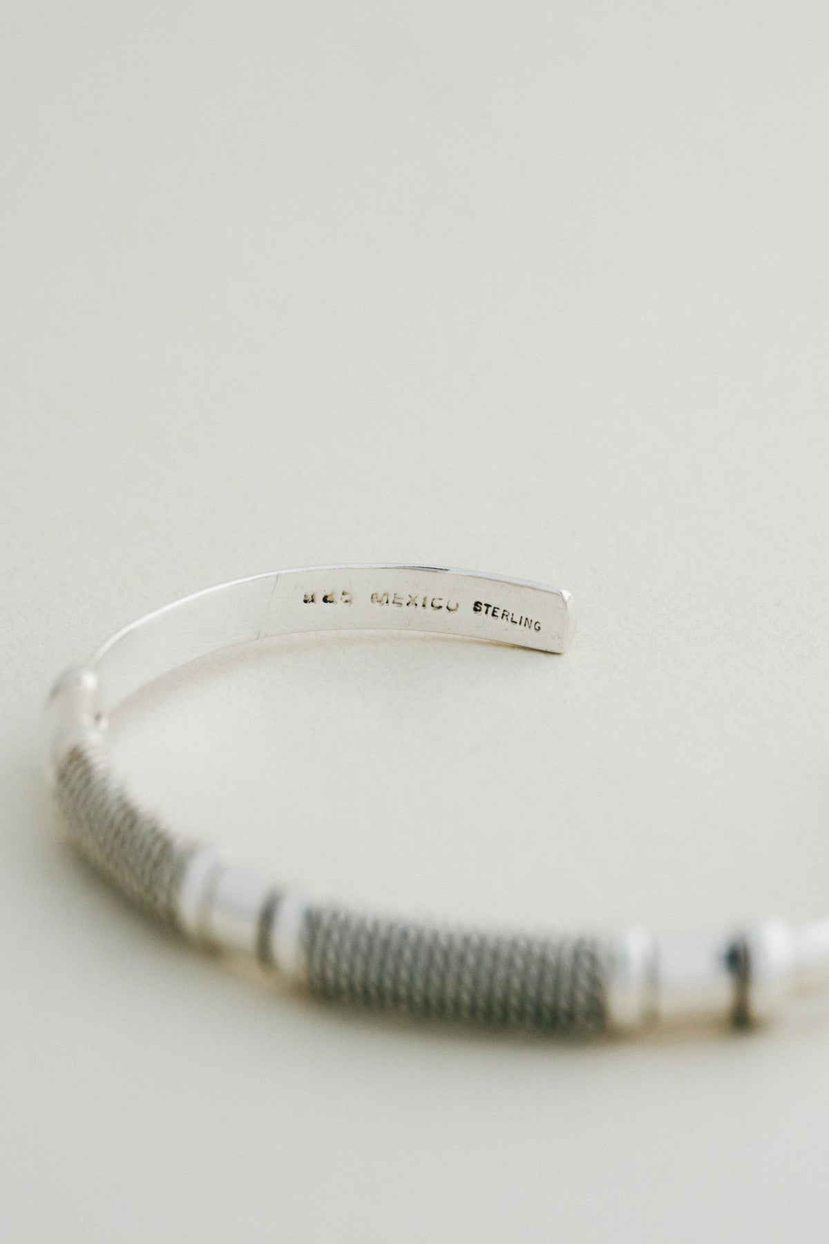 Twisted Wire Cuff Bangle (Mexico)