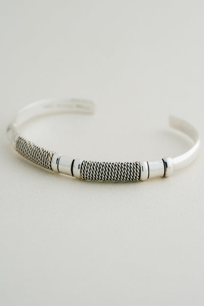 Twisted Wire Cuff Bangle (Mexico)