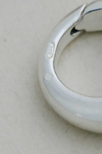 Textured Link Silver Bracelet (Portugal)