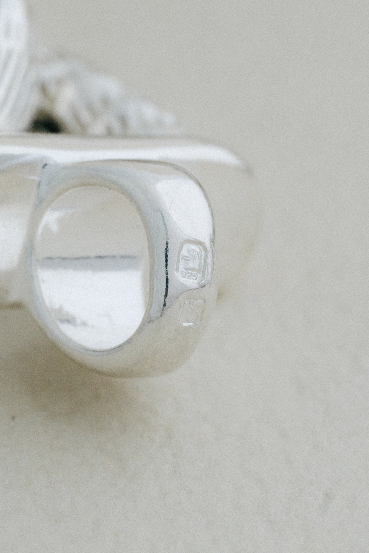Textured Link Silver Bracelet (Portugal)