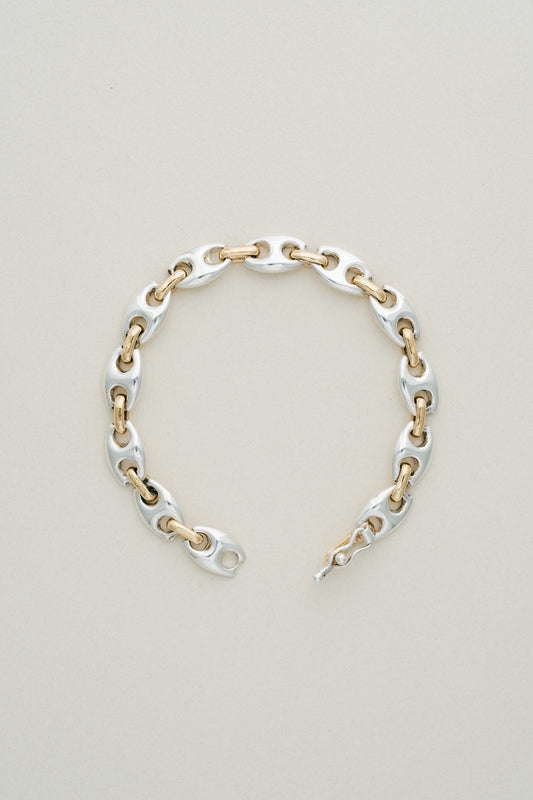 Two Tone Link Bracelet (Mexico)