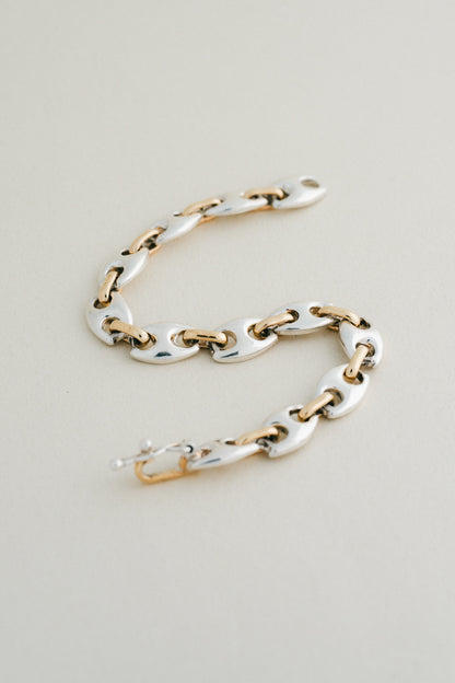 Two Tone Link Bracelet (Mexico)