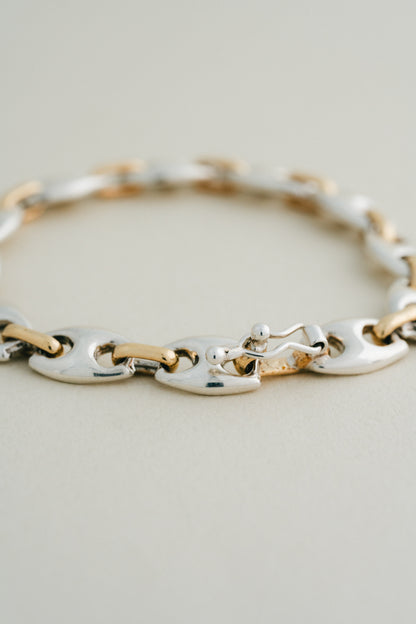 Two Tone Link Bracelet (Mexico)