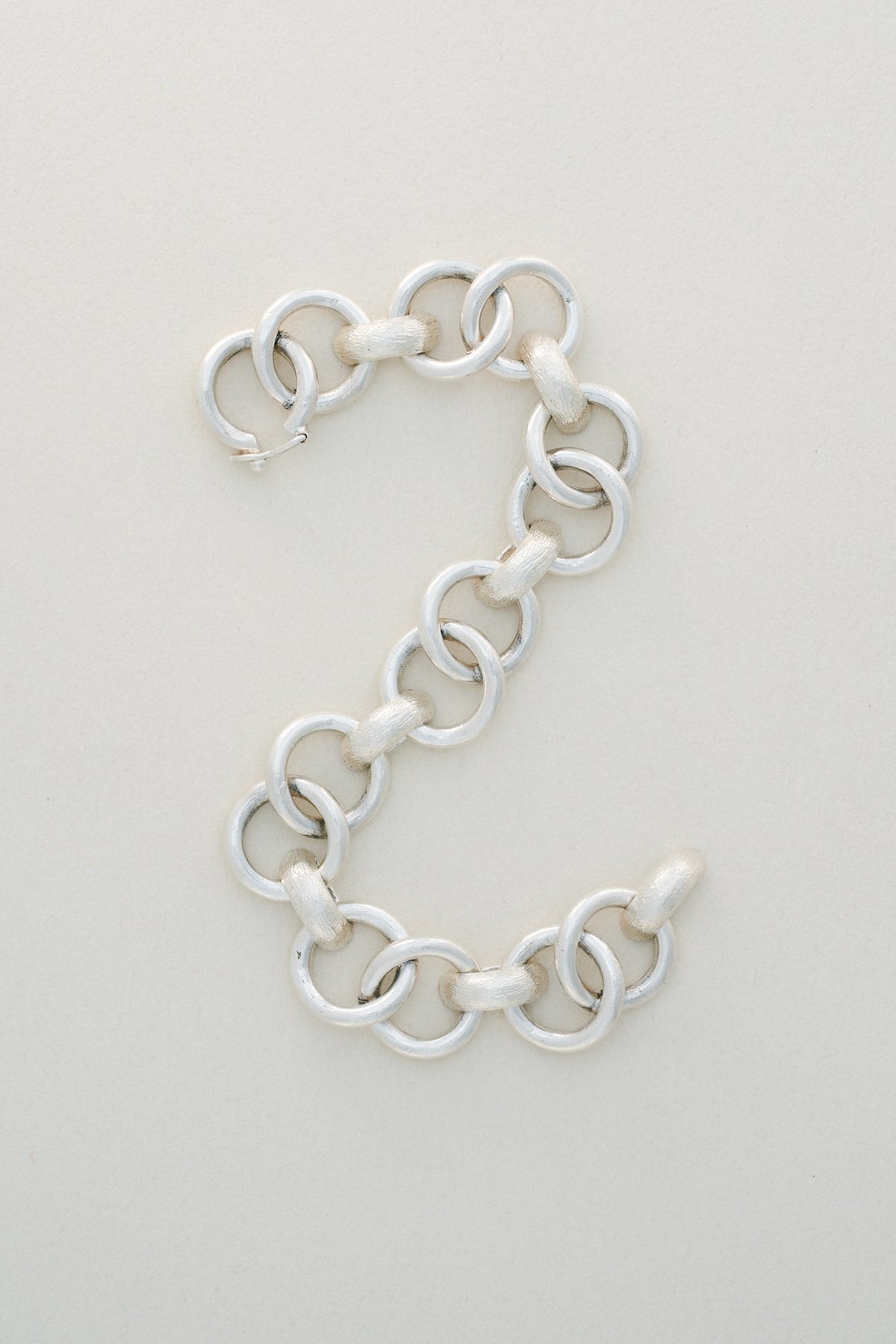 Textured Ring Link Bracelet (Mexico)