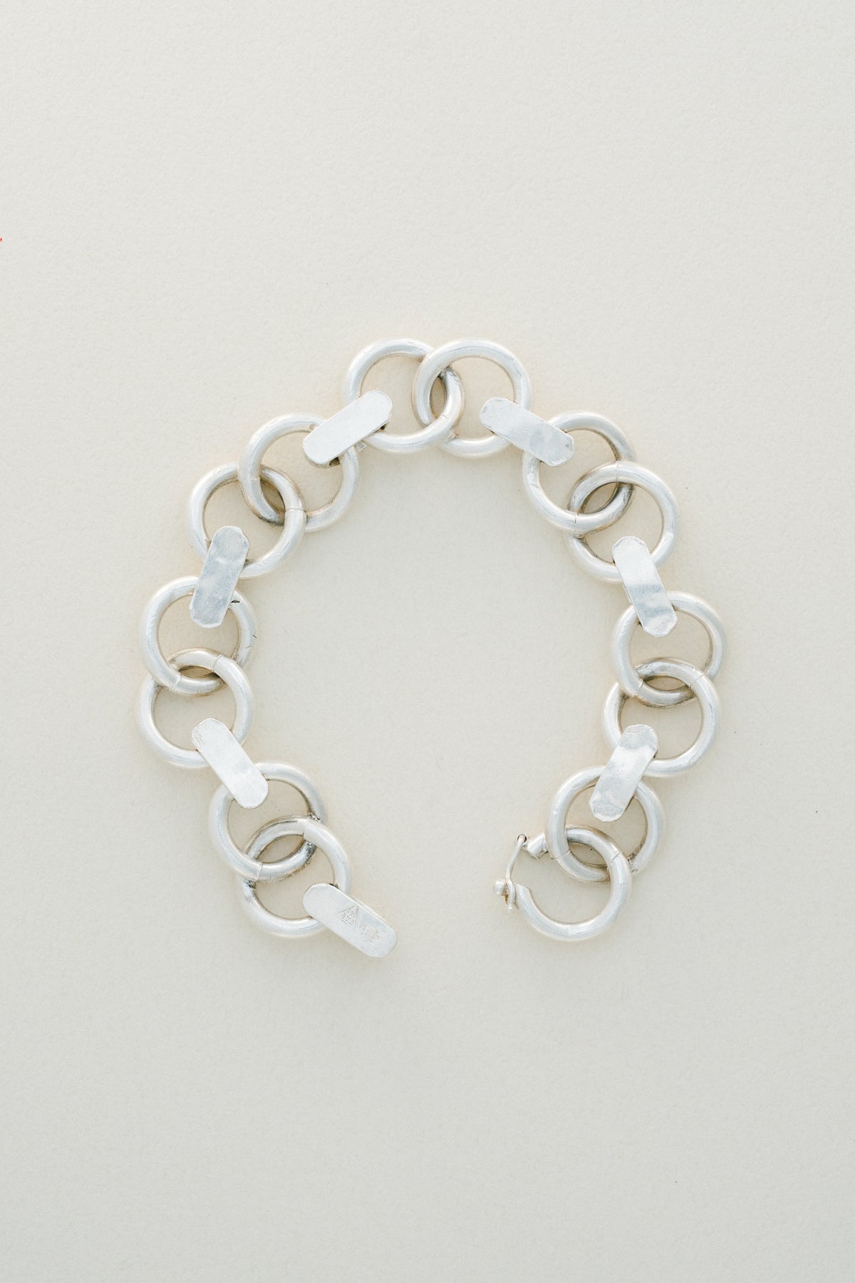 Textured Ring Link Bracelet (Mexico)
