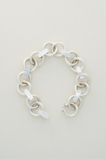 Textured Ring Link Bracelet (Mexico)
