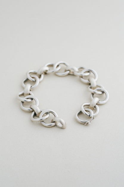 Textured Ring Link Bracelet (Mexico)