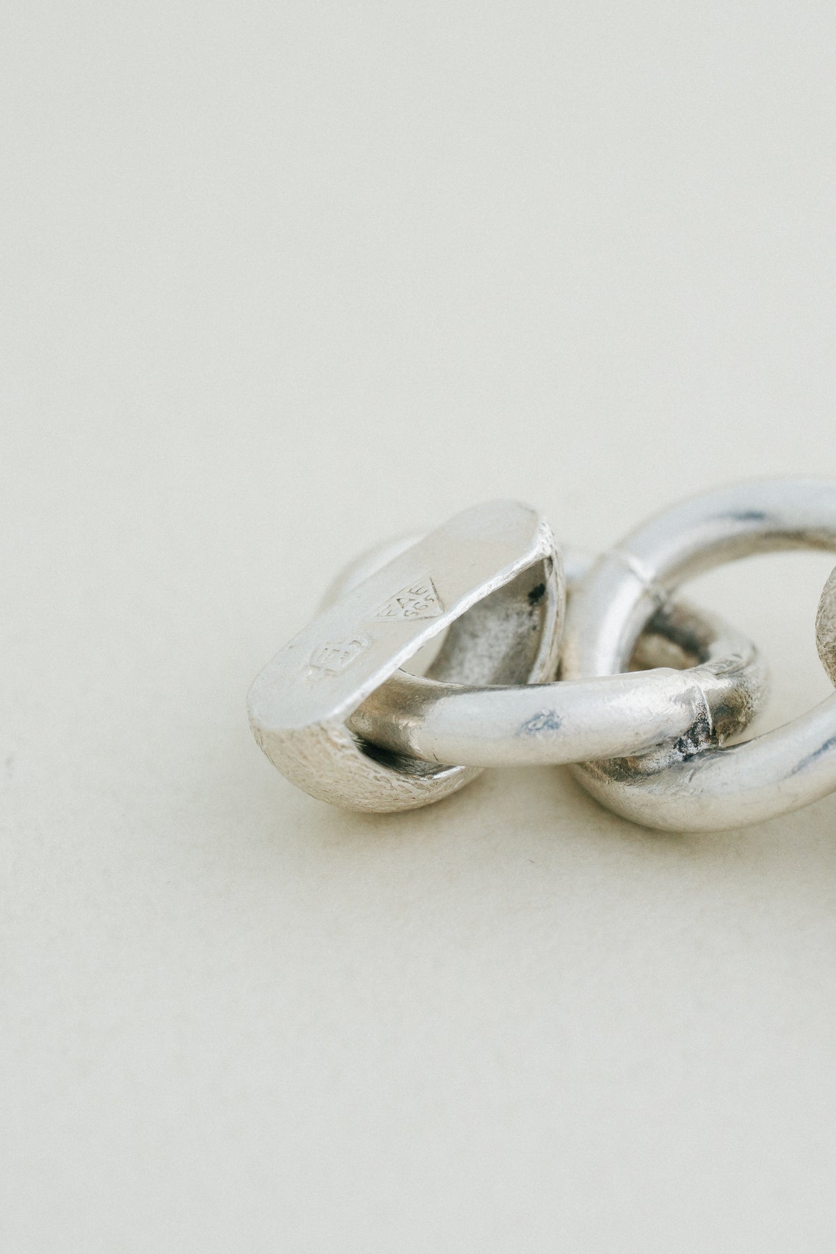 Textured Ring Link Bracelet (Mexico)