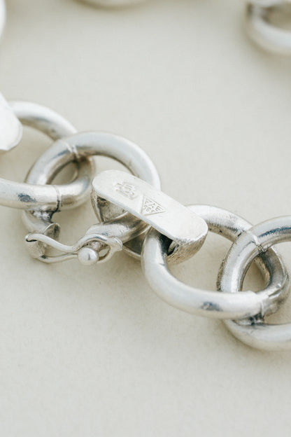 Textured Ring Link Bracelet (Mexico)