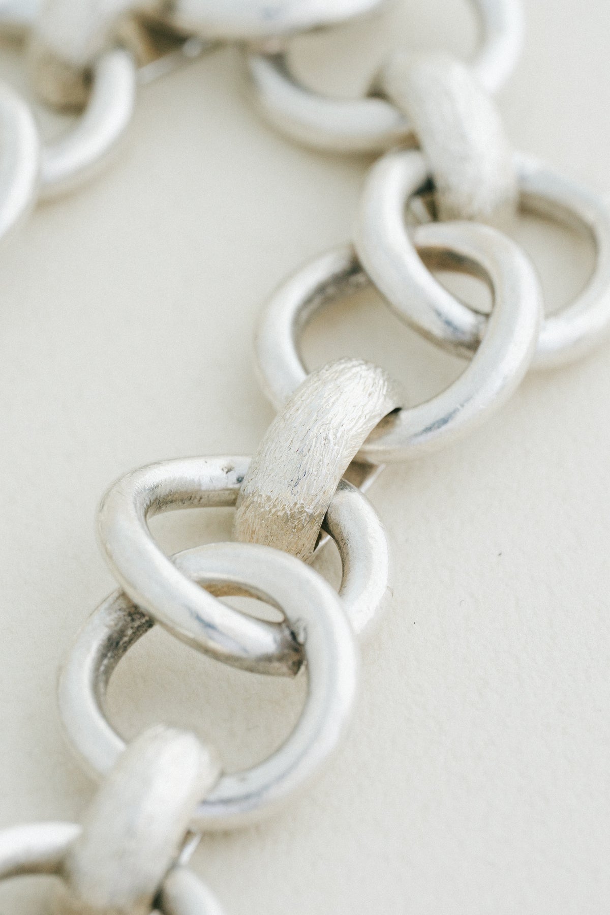 Textured Ring Link Bracelet (Mexico)