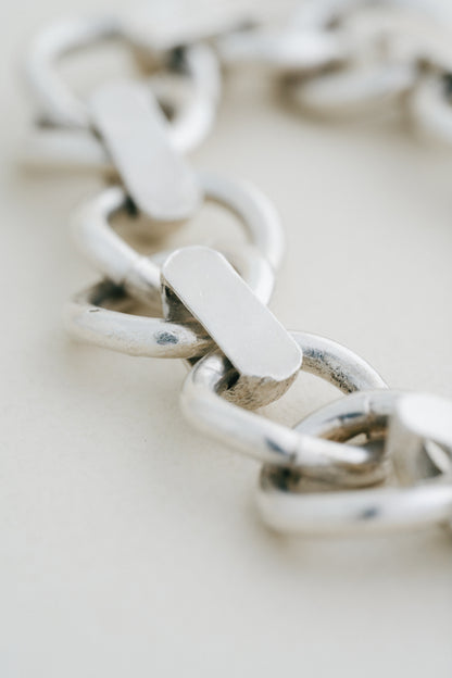 Textured Ring Link Bracelet (Mexico)