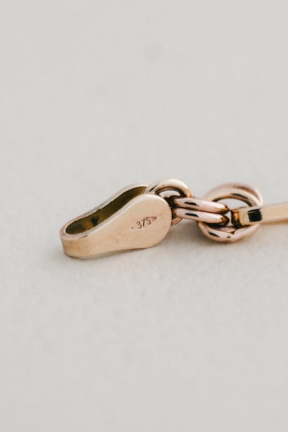UNOAERRE｜Double Link 9ct Gold Bracelet (Italy)