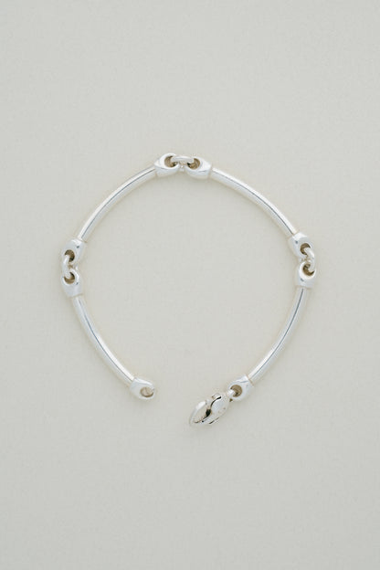 Curved Pipe Link Bracelet