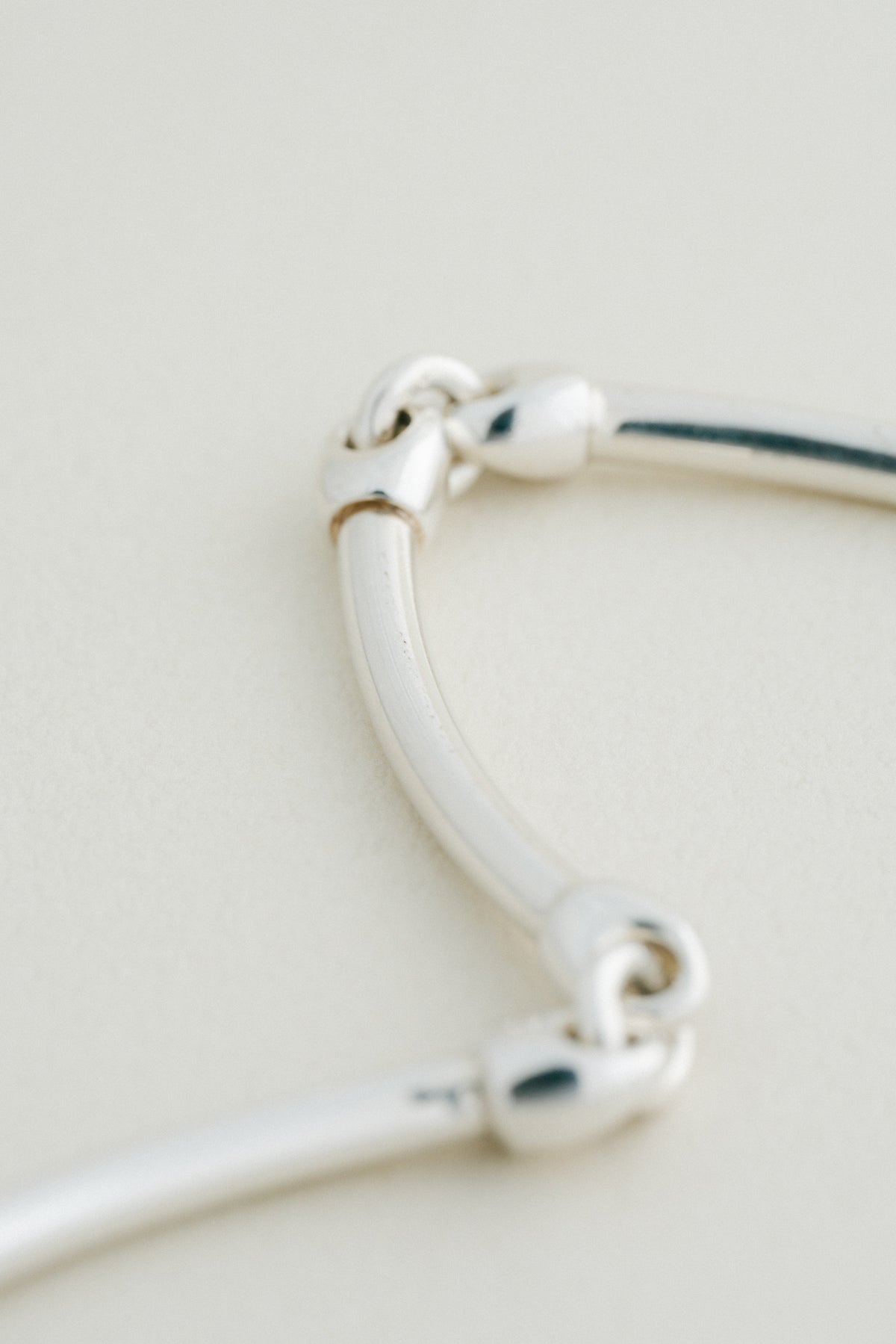 Curved Pipe Link Bracelet