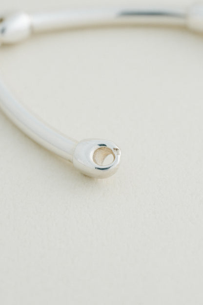 Curved Pipe Link Bracelet