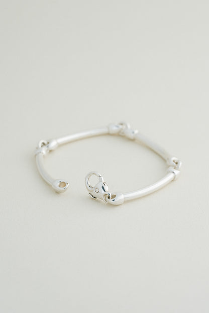 Curved Pipe Link Bracelet
