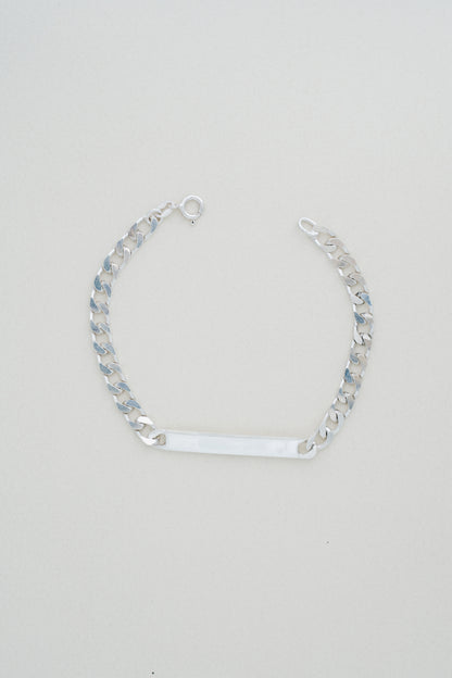 Straight ID Plate Bracelet (Italy)