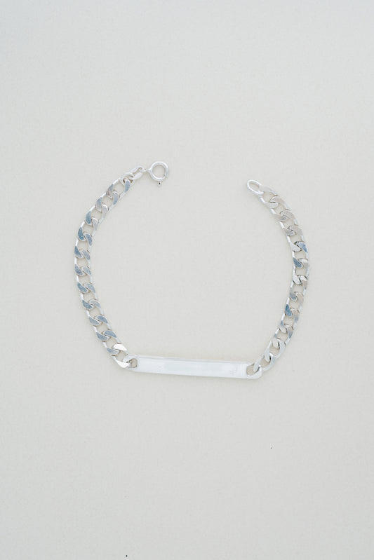 Straight ID Plate Bracelet (Italy)