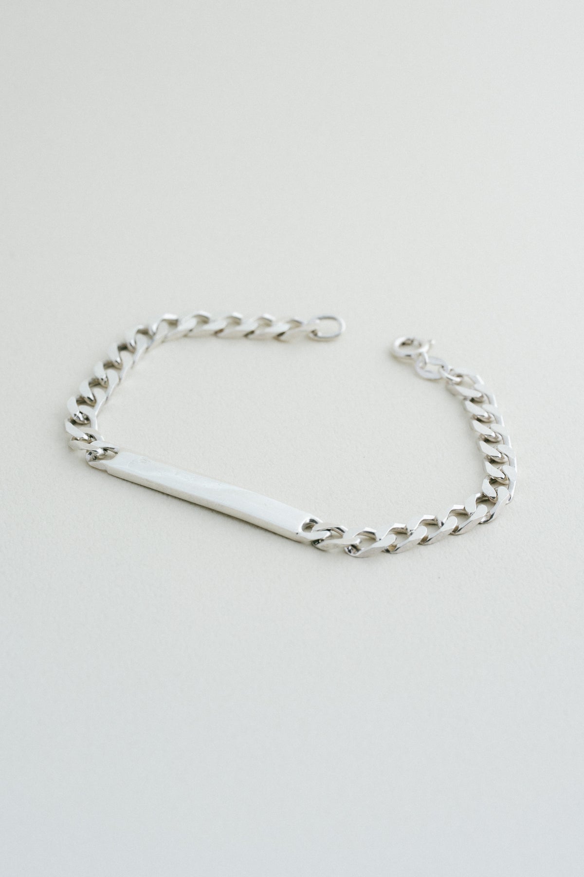 Straight ID Plate Bracelet (Italy)
