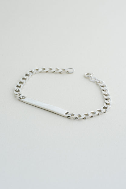 Straight ID Plate Bracelet (Italy)