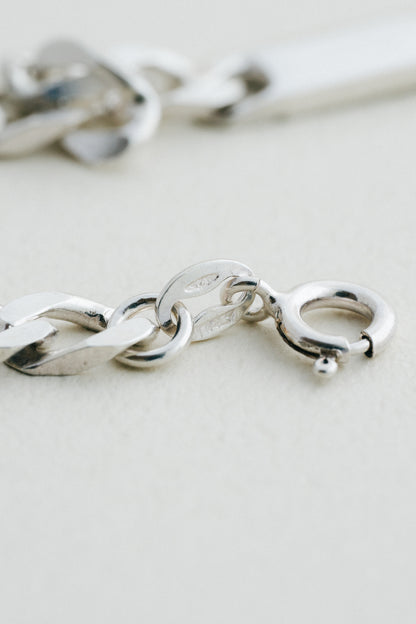 Straight ID Plate Bracelet (Italy)