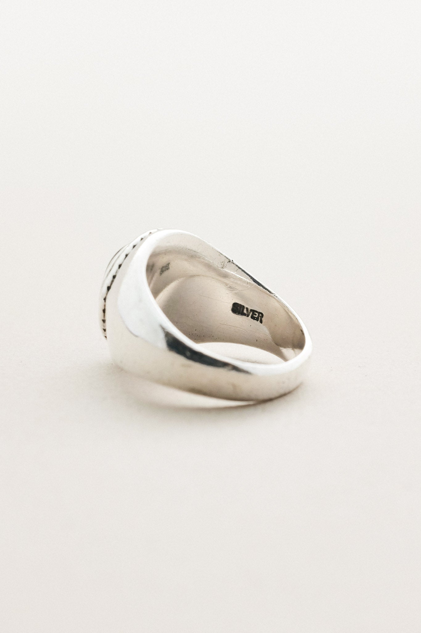 Vintage Silver Cabochon Ring