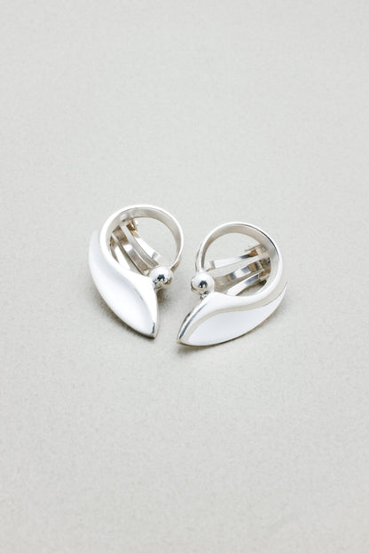 Hans Hansen | Vintage Silver Clip Earrings (Denmark)