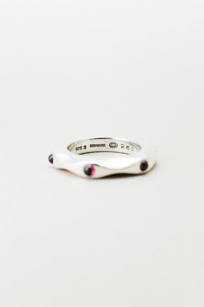 Georg Jensen｜Modernist Ring "261" Garnet (Denmark)