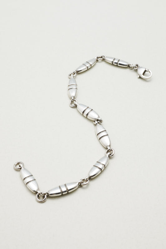 Georg Jensen（ジョージ ジェンセン）391 ヴィンテージシルバーブレスレット スターリングシルバー 925 全体写真
